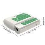 Lan Tester, RJ45 And RJ11 Network Cable Tester With 9V Battery, LED Indicators RJ12 CAT5 CAT 6 UTP Ethernet Lan Cable