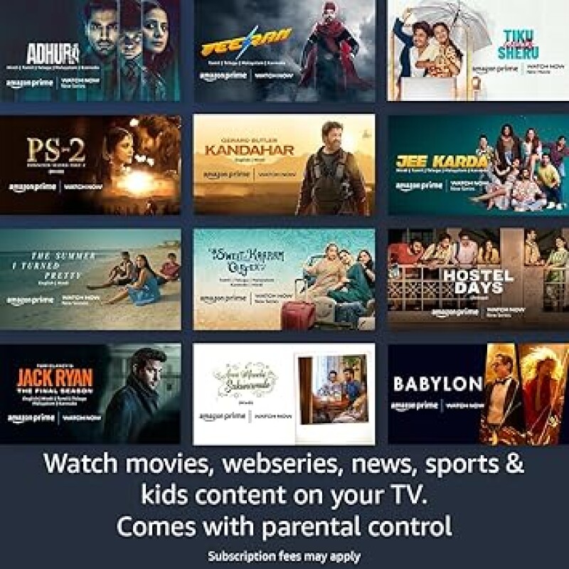 Amazon Fire TV Stick Lite with all-new Alexa Voice Remote Lite (no TV controls), HD streaming device | Now with App cont