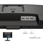 BenQ GW2490T 24" 1300:1 CR 1080p FHD IPS Monitor| 100Hz| 99% sRGB| Height Adjustable| Ergo Design| VESA MediaSync| Dual