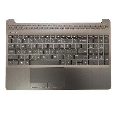 HP 15T-DW 15-DW 15s-du 15-DW0037WM 15-DW0038WM Laptop Upper Case Palmrest Keyboard Touchpad Assembly Part L52021-001 AP2