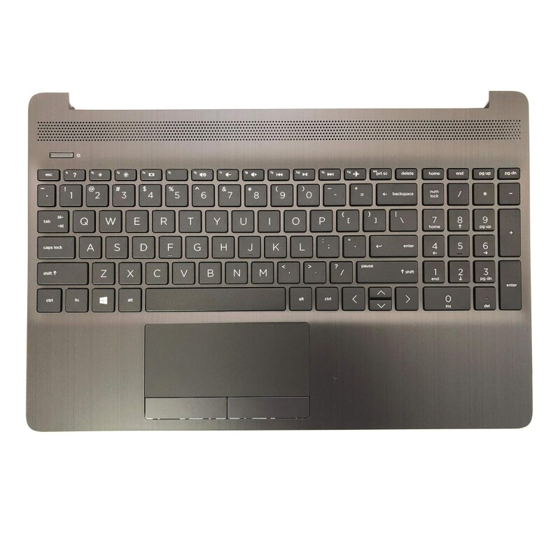 HP 15T-DW 15-DW 15s-du 15-DW0037WM 15-DW0038WM Laptop Upper Case Palmrest Keyboard Touchpad Assembly Part L52021-001 AP2