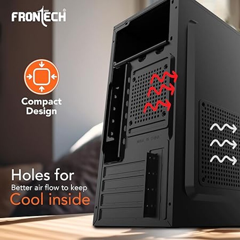 FRONTECH Mystic Silver Series Cabinet/Computer Case
